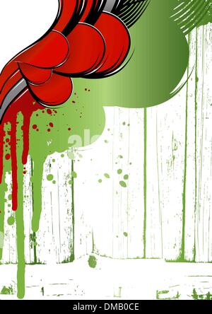 Flyer con sfondo spazio copia Illustrazione Vettoriale