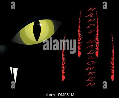 occhi di gatto Illustrazione Vettoriale