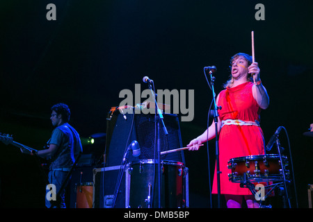 Tune-Yards performing live al Festival Paredes de Coura - Giorno 2 Paredes de Coura Portogallo - 14.08.12 Foto Stock