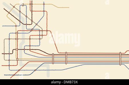 Metropolitana Illustrazione Vettoriale