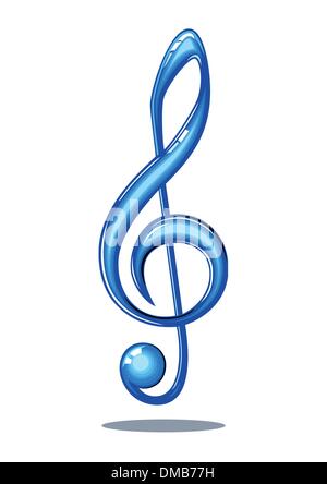 Lucida nota musicale Illustrazione Vettoriale