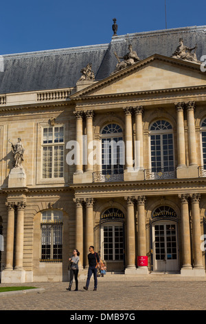 L'HOTEL DE SOUBISE ospita gli archivi nazionali, 3RD ARRONDISSEMENT DI PARIGI (75), Ile-de-France, Francia Foto Stock