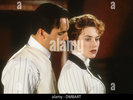 TITANIC 1997 Twentieth Century Fox Film con Kate Winslet e Billy Zane Foto Stock