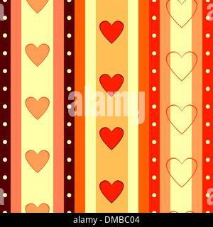 Valentino striped pattern senza giunture Illustrazione Vettoriale