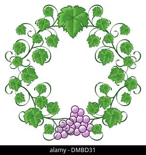 Etichette di vino ornamenti di decorazione Illustrazione Vettoriale