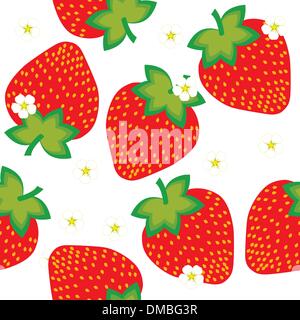 fragole Illustrazione Vettoriale