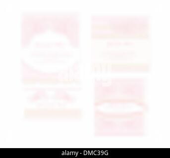 Set di varie schede aziendali Illustrazione Vettoriale