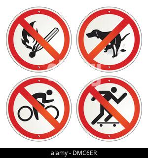 Fare┬┤s e don┬┤ts Illustrazione Vettoriale