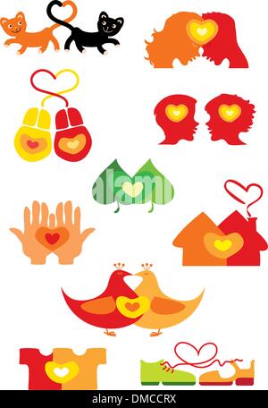 Cuori Illustrazione Vettoriale