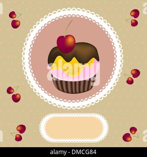 Invito per un tea time Illustrazione Vettoriale