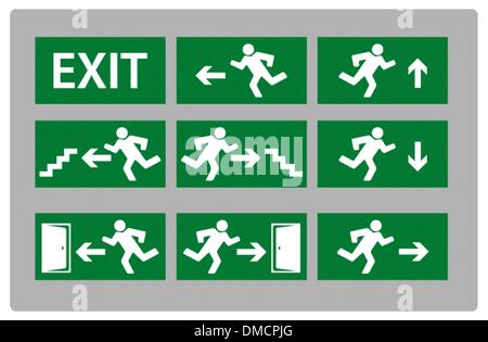 Segno dell'uscita Illustrazione Vettoriale