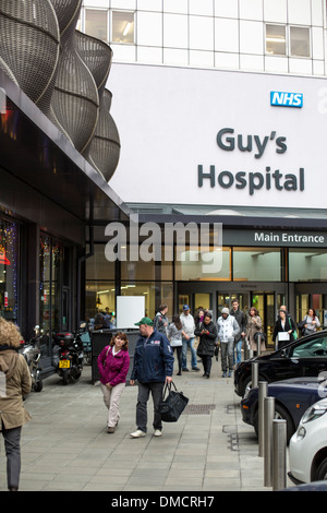 Ingresso principale a Guy's Hospital, London Bridge, London, Regno Unito Foto Stock