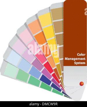 Il sistema di gestione dei colori Illustrazione Vettoriale