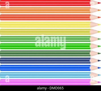 Insieme delle matite Illustrazione Vettoriale