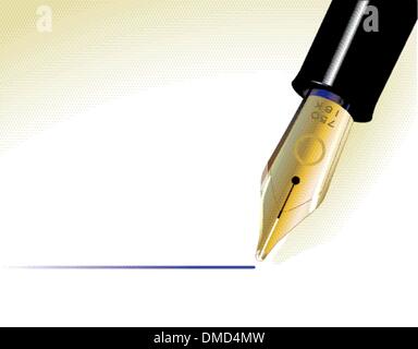 Penna stilografica Illustrazione Vettoriale