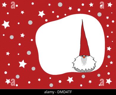 Gnomo di Natale Illustrazione Vettoriale