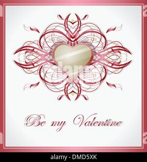 Cuore di San Valentino. Illustrazione Vettoriale