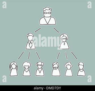Gestione illustrazione del grafico Illustrazione Vettoriale