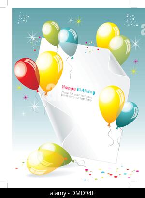 Carta per congratulazioni Illustrazione Vettoriale