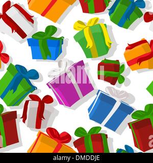 Seamless pattern regalo Illustrazione Vettoriale