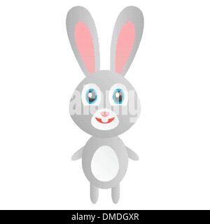 Simpatico coniglietto di pasqua Illustrazione Vettoriale