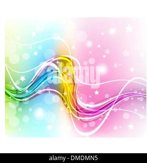 Abstract sunrise sfondi vettore set Illustrazione Vettoriale