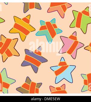 Star presenta Pattern Illustrazione Vettoriale