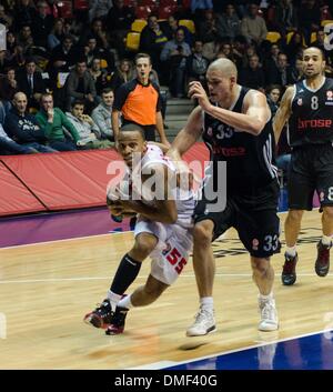 Milano, Italia. 13 dicembre, 2013. Jerrells durante il match tra ea7 Olimpia Milano e Brose Bamberg al PalaDesio il nono giorno dell'Eurolega stagione regolare sul dicembre 13, 2013 in Milano, Italia.Foto: Marco Aprile/NurPhoto Credito: Marco Aprile/NurPhoto/ZUMAPRESS.com/Alamy Live News Foto Stock