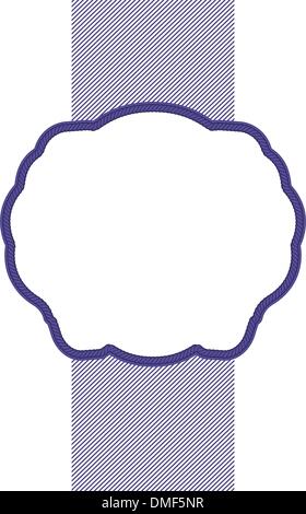 Scheda vintage o package design. EPS 8 Illustrazione Vettoriale