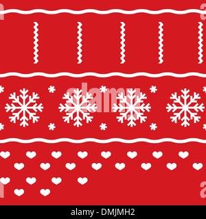 Natale invernale perfetta configurazione vettore Illustrazione Vettoriale