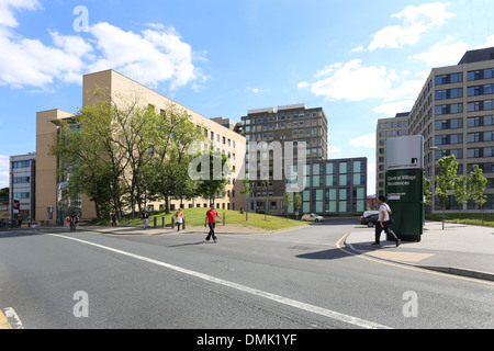 Leeds Metropolitan University edifici e residenze Foto Stock