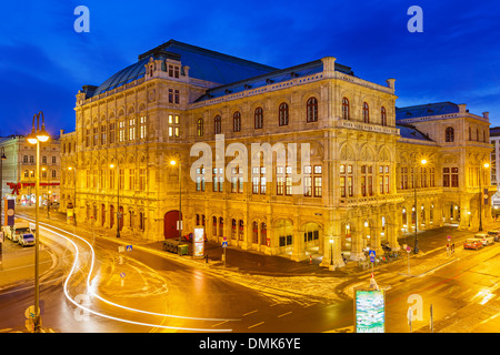 Opera di Stato di Vienna, Austria Foto Stock