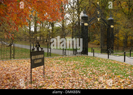 Ingresso al Old Westbury gardens a Long Island NY Foto Stock