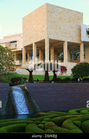 Il Getty Center e giardini Foto Stock
