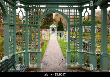 Old Westbury gardens house su Long Island NY Foto Stock