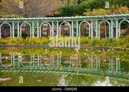 Old Westbury gardens house su Long Island NY Foto Stock