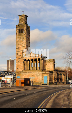 Edificio storico, dall'architetto Alessandro (Greco) Thomson, a Glasgow in Scozia, Regno Unito Foto Stock