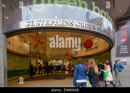 St Stephen's Green Shopping Centre, Dublino, Irlanda, Europa Foto Stock