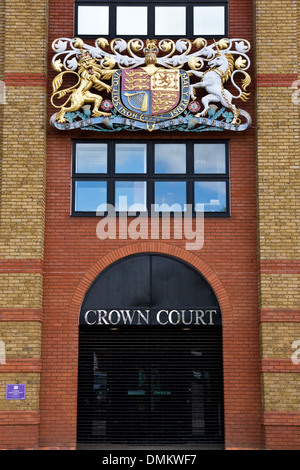 St Albans Crown Court e County Court, St Albans, Hertfordshire, Inghilterra, Regno Unito Foto Stock