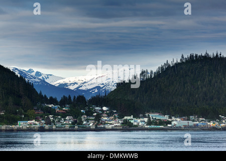 Wrangell e Stikine stretto, Alaska Foto Stock