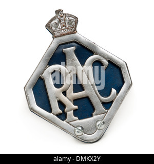 Vintage RAC (Royal Automobile Club) badge auto Foto Stock