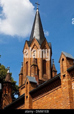 Evangelische Kirche in Linz am Rhein in Germania. Foto Stock