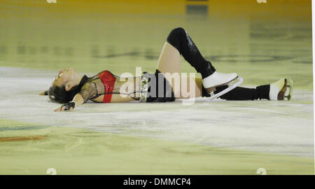 Oct 25, 2009 - Moscow, Russia - MIKI ANDO (Giappone) compete nel pattinaggio di figura Grand Prix Rostelecom. (Credito Immagine: © PhotoXpress/ZUMA Press) Foto Stock