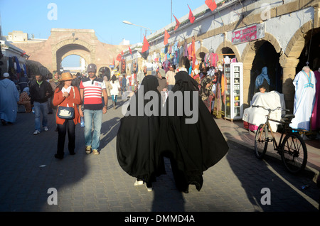 Mercato nella vecchia Medina Essaouira Marocco Foto Stock