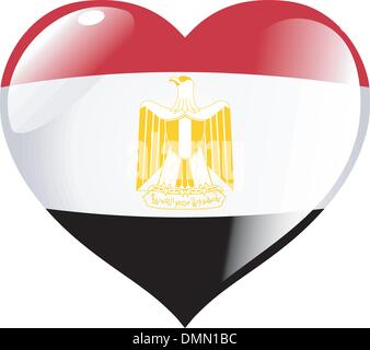 Serie con cuore in colori nazionali Illustrazione Vettoriale