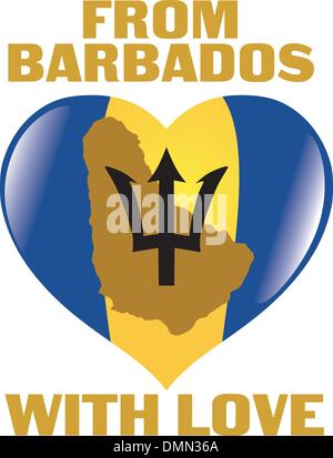 Da Barbados con amore Illustrazione Vettoriale