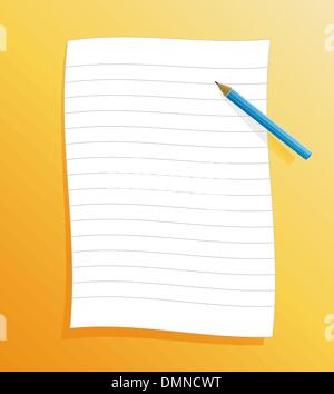 Carta tracciate con matita Illustrazione Vettoriale