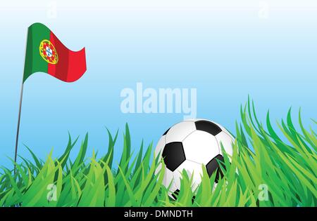 Parco giochi di calcio, Portogallo Illustrazione Vettoriale