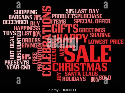 Natale sfondo di vendita Illustrazione Vettoriale