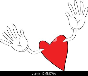 Icone del cuore Illustrazione Vettoriale